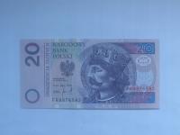 Polska Banknot 20 zł 1994 seria FR stan UNC