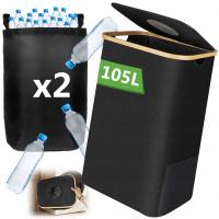 Pojemnik na butelki z kaucją 105L z 2 wyjmowanymi wewnętrznymi torbami