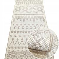 CHODNIK DO KUCHNI BEŻOWY CHODNIK DO PRZEDPOKOJU BOHO SZNURKOWY NA METRY 67