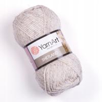 Пряжа YarnArt SHETLAND 100 г/220 м, шерсть, акрил, цвет 535, натуральный бежевый