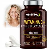 WITAMINA C FORTE 1000mg CYNK BIOFLAWONOIDY KWAS L-ASKORBINOWY ODPORNOŚĆ WIT