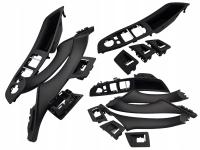 Zestaw Uchwytów CZARNY MAT Uchwyt Panel Drzwi BMW SERIA 5 F10 F11 2009-2017