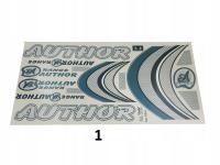 NAKLEJKI ROWEROWE SREBRNE KR4