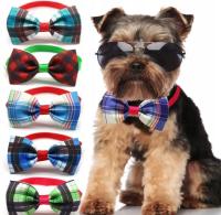 Mucha dla psa kota królika muszka kokardka zestaw 5 sztuk 36 cm. regulowana