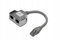 Adapter RJ45 Digitus DN-93904 2x gniazdo RJ45