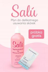 SALU alkaliczny płyn do usuwania skórek 250 ml keratolityk z próbką kremu