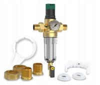 РЕДУКТОР ДАВЛЕНИЯ ВОДЫ 1 ДЮЙМ 3/4 МАНОМЕТР ФИЛЬТР ДЛИННЫЙ С КЛАПАНОМ