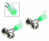 Рыболовная сигнализация, колокольчик, витой колокольчик для наконечника, 2 шт.