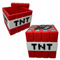 Minecraft TNT Duże Pudełko Skrzynia 3D Organizer Dekoracja Prezent Gracza
