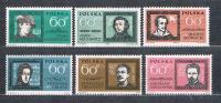 Fi 1164-1169 ** 1962 - Wielcy Polacy