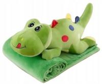 Koc z Poduszką 2w1 Maskotka Smok