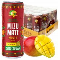 Napój gazowany MIZU MATE Mango Zero Sugar Yerba 24x 330ml ZGRZEWKA Vitamizu