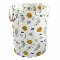 Желтый Типи корзина для игрушек Тоби белый