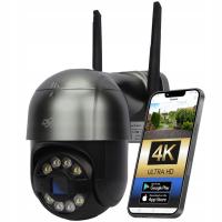 Kamera zewnętrzna PTZ WiFi 8Mpx głośnik mikrofon detekcja śledzenie DVS