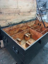 Коробка деревянная, старая военная 142x76x56 см