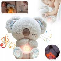 ŚPIĄCA KOALA PLUSZOWA ZABAWKA BIAŁY SZUM ŚWIATŁO DO SPANIA DLA NIEMOWLĄT