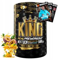 REAL PHARM KING PRE-WORKOUT 500g PRZEDTRENINGÓWKA POBUDZAJĄCA POMPUJĄCA
