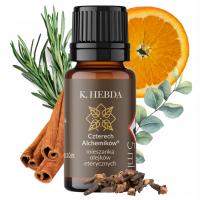 Olejek Eteryczny Czterech Alchemików Korzenny Zapach Hebda 5ml Rozgrzewa