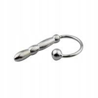 50mm stal nierdzewna zatyczka do penisa dilator