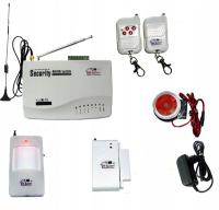 ALARM GSM POWIADOMIENIE SMS GSM 2 CZUJKA PIR PILOT