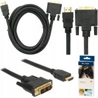 KABEL PRZEWÓD BLOW DVI HDMI 3M TV PC FULL HD 4K