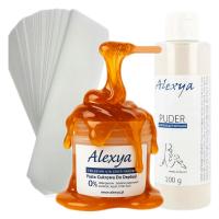 Depilacja bikini w domu pasta cukrową intymna krocza Paski PUDER MNIEJ BÓLU