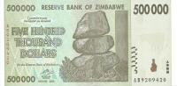 Zimbabwe - 500 000 Dollars - 2008 - P76 - St.1