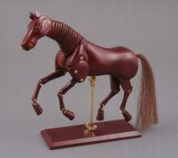 Деревянная модель лошади маленькая для рисования