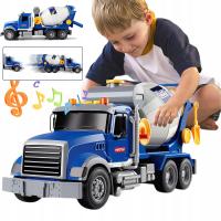 BETONIARKA ZABAWKA INTERAKTYWNA Z ŚWIATŁAMI I DŹWIĘKIEM KORBĄ DLA CHŁOPCA