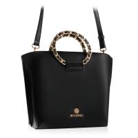 BETLEWSKI torebka damska wizytowa elegancka modna skóra ekologiczna