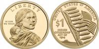 1 dolar (2024) Indianka USA-Native American Sacagawea Dollar Mennica Denver