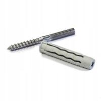 Dwugwint L=80 mm, M8 x 30 mm, stal nierdzewna