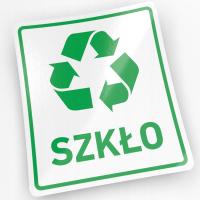 Самоклеящаяся наклейка для корзины контейнер мусорное ведро стекло 15 см