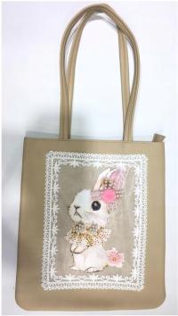 Большой кролик сумка с бисером сумка FR