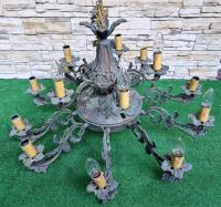 Латунная люстра для Церкви, большая тяжелая лампа, освещение