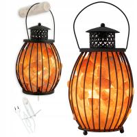 Lampa solna HIMALAJSKA metalowy kosz latarnia jonizator powietrza Laterna