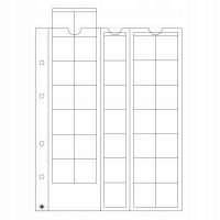 Karta strona na monety do 27 mm Leuchtturm OPTIMA M35
