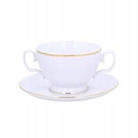 Zestaw Do Bulionu Mariapaula bulionówki Złota Linia 350ml 6 osób