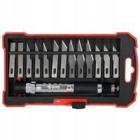 NÓŻ PRECYZYJNY DO CIECIA TKANINY FOLII PAPIERU UNIWERSALNY ZESTAW 13 SZT