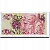 Banknot, Ghana, 10 Cedis, 1978-01-02, KM:16f, UNC(