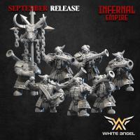 INFERNAL GUN x 10 - INFERNAL EMPIRE - Bigusson - Druk 3D - White Angels