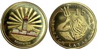 Numizmat, medal - 15 złotych latarników ROZEWIE II kolor