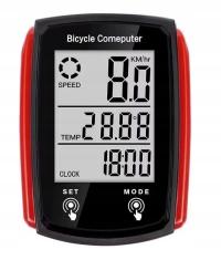 Licznik rowerowy przewodowy PRĘDKOŚCIOMIERZ DYSTANSOMIERZ LCD PRO