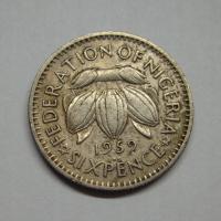 6 Pence, Nigeria, 1959r. X67