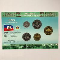 43894. Haiti, set menniczy w oryginalnym opakowaniu (5 monet)