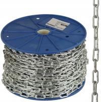 Цепь на метры коммерчески цинк металла Д1 короткое звено 3мм сильное 1МБ