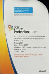 Aaa OFFICE 2007 PRO 1 PC / licencja wieczysta BOX