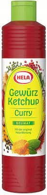 Hela Ketchup Curry Delikat 800 ml z Niemiec