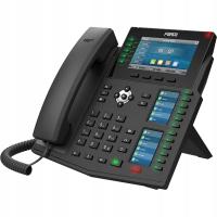 Fanvil X6U VoIP телефон черный 20 линий LCD Wi-Fi