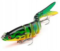Сломанный воблер F146 зеленая реалистичная приманка для щуки / судака